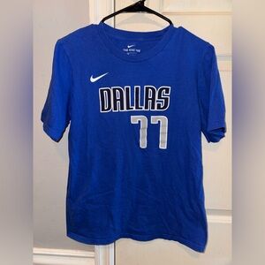 Nike Dallas Luka Doncic Blue T-Shirt